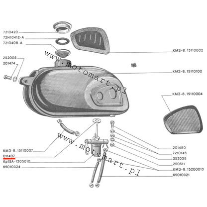 Uszczelka śruby podkładka Dnaepr MT K750 Ural M72 maska gwant kranak