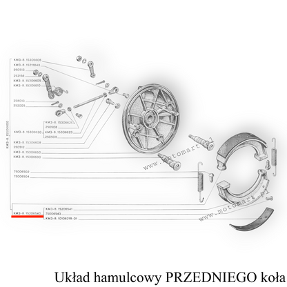 Brake Shoes Brake Shoe Pads Lining K750 Dnepr Front Rear