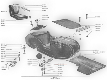 RUBBER MOUNTING for the FRAME OF THE STROLLER M72 K750 URAL DNIEPR MT rubber rubber bushings 2 PCS