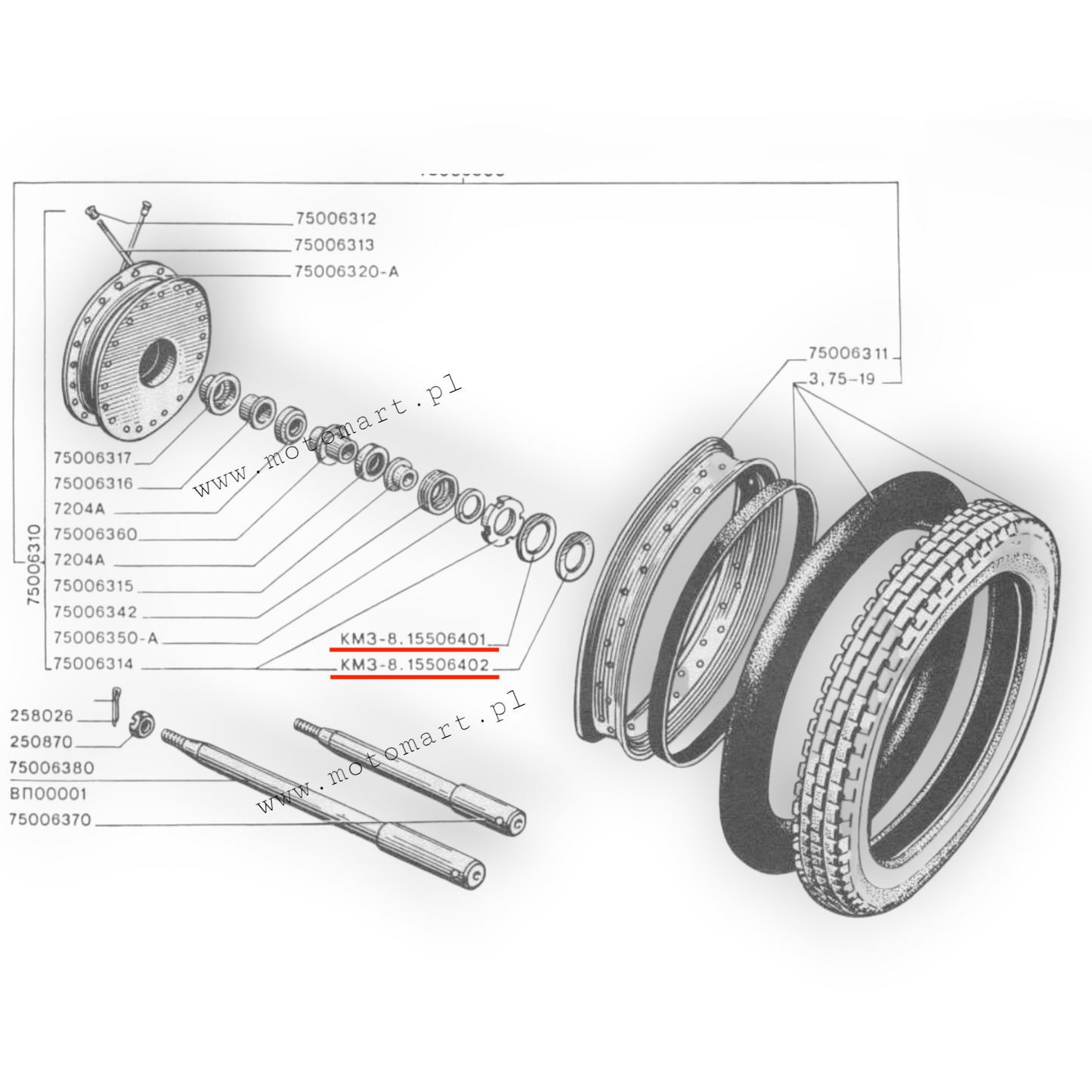 WHEEL COVER K-750 URAL DNIEPR MT BEARING COVER GALVANIZED
