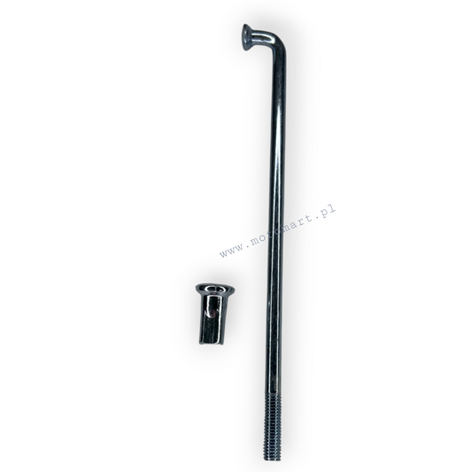 RAYON DNEPR K750 RAYONS ÉCROU JANTE ROUE CLOCHE EN ALUMINIUM BLANC 120MM