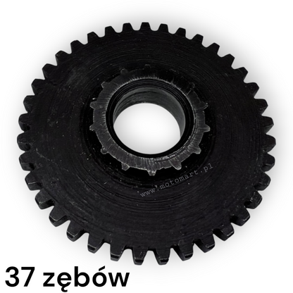 Wałek główny + Koło zębate 9x37 wolna jedynka M72 K750 Ural Dnaepr MT CCCP